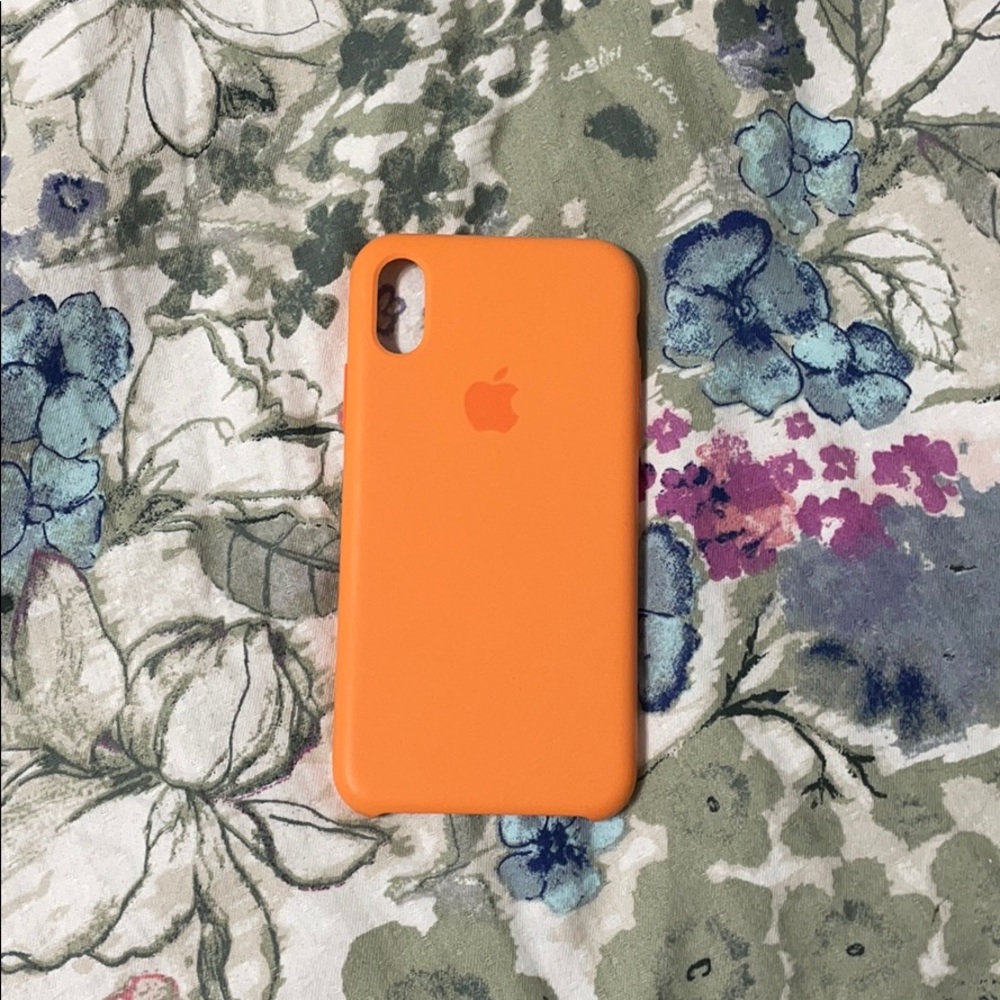 Apple iPhone X/XS Silicone Phone Case Papaya